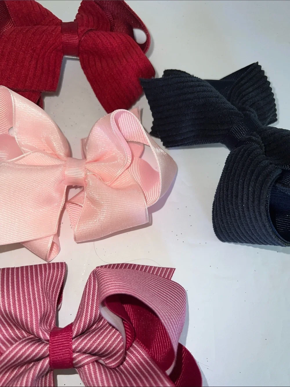 Wee Ones Kids Bow Hair Clips - Multi-Color Set​